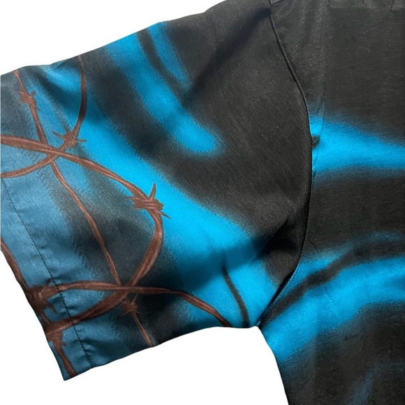 Authentic Club Shirt Steve&Barry”s , Short sleeve button up. Size L - Picture 2 of 7